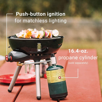 4-in-1 Portable Propane Gas Camping Stove, 1 Burner