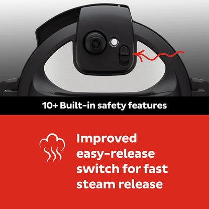 Instant Pot Duo 7-in-1 Electric Pressure Cooker, Slow Cooker, Rice Cooker, Steamer, Sauté, Yogurt Maker, Warmer & Sterilizer, Includes App With Over 800 Recipes, Stainless Steel, 6 Quart