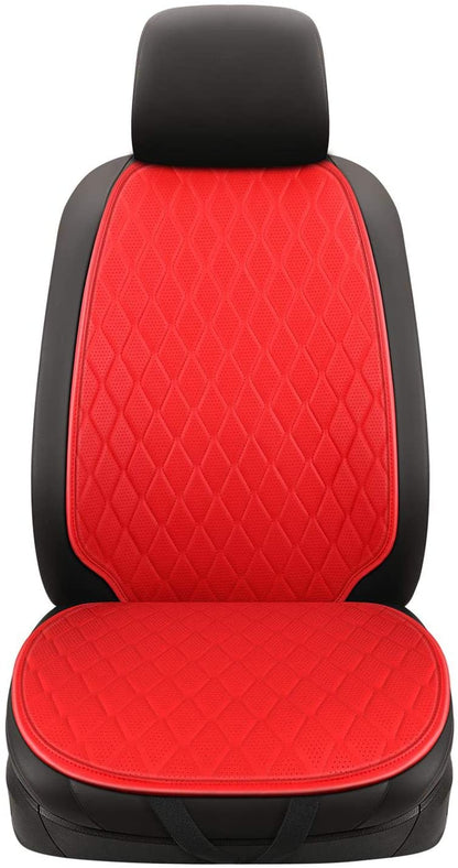 ISFC INSURFINSPORT Leather Front Inside Car Seat Cover Accessory, Red - Find Fresh Goods