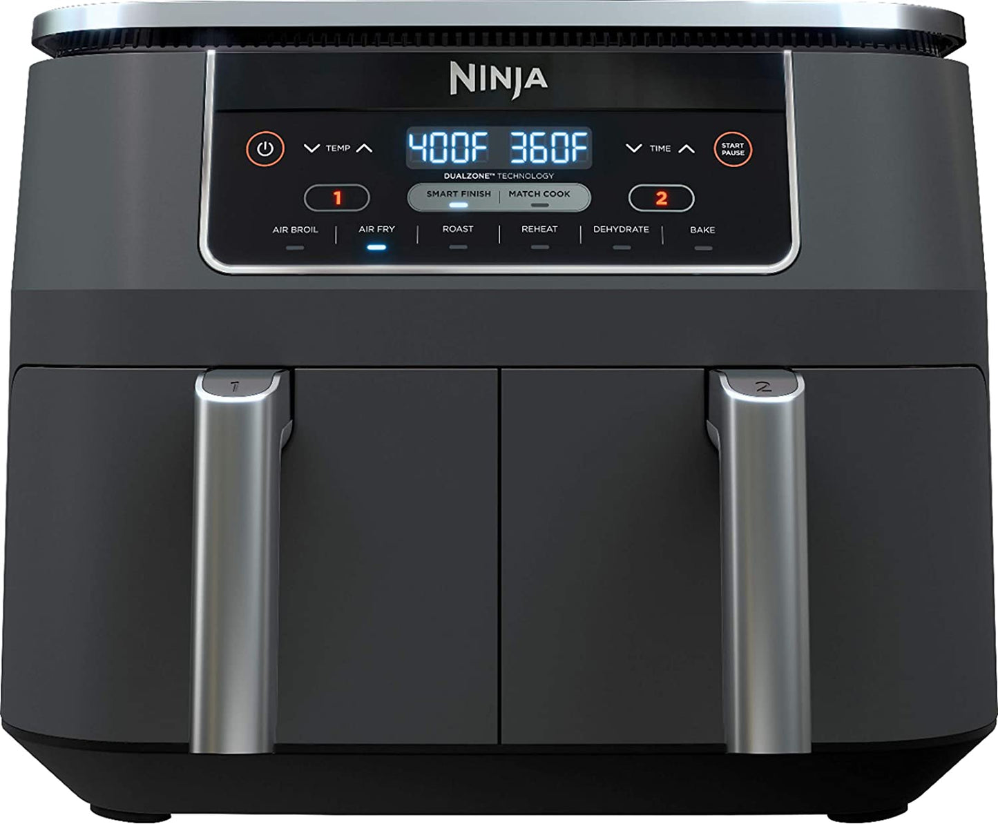 Ninja DZ100 Foodi 4-in-1 8-qt. 2-Basket Air Fryer with DualZone Technology