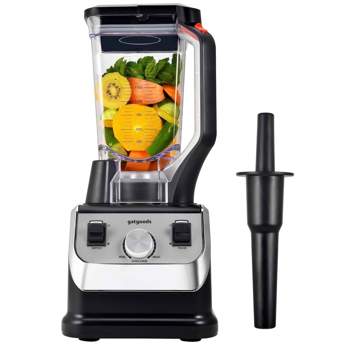 72 Oz Large Blender - 2200W Professional, High Speed Commercial Blender, Variable Speed, Self-Cleaning, Dishwasher Safe