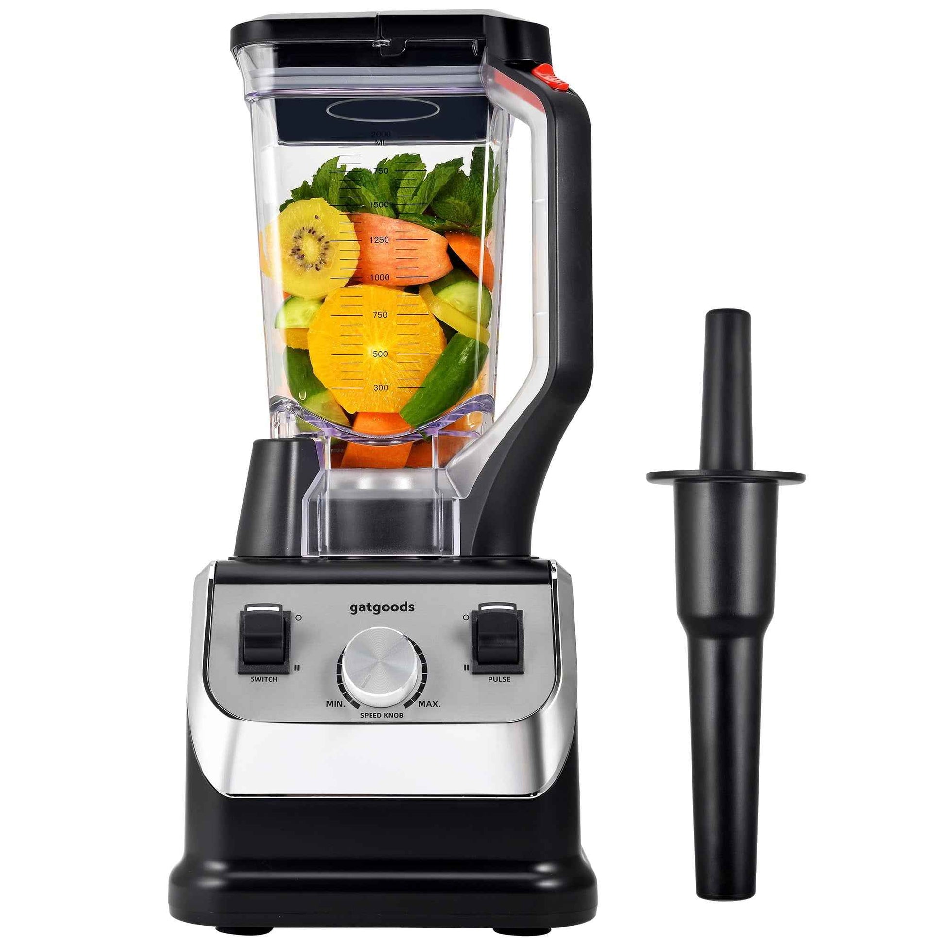 72 Oz Large Blender - 2200W Professional, High Speed Commercial Blender, Variable Speed, Self-Cleaning, Dishwasher Safe