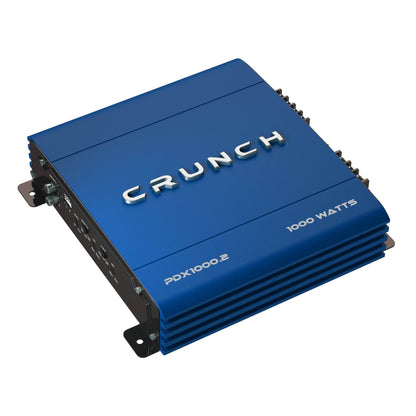 Crunch PowerDriveX 1000W 2 Channel Car Stereo Amplifier w/ 300W 6.5 Inch Speaker - Find Fresh Goods