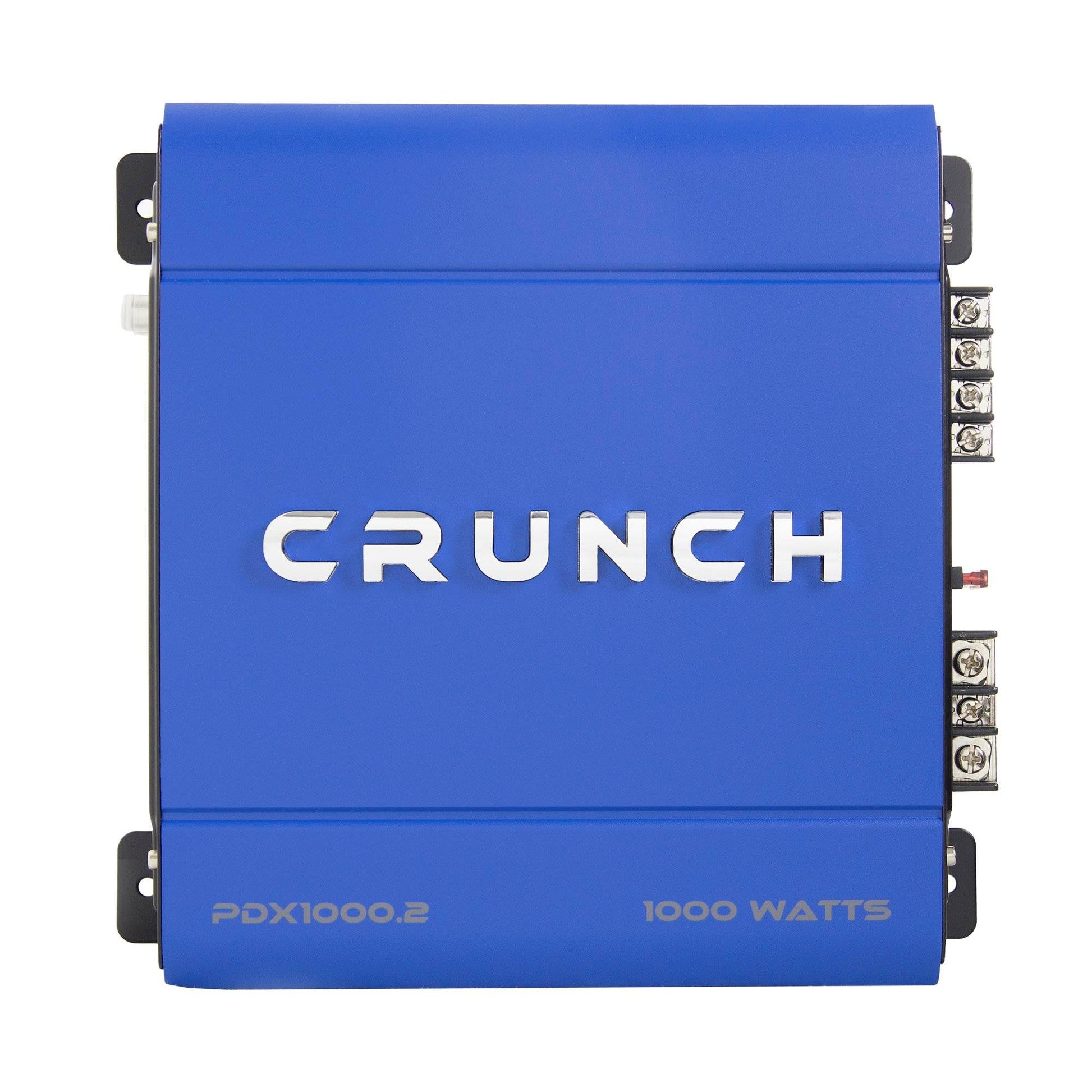 Crunch PowerDriveX 1000W 2 Channel Car Stereo Amplifier w/ 300W 6.5 Inch Speaker - Find Fresh Goods