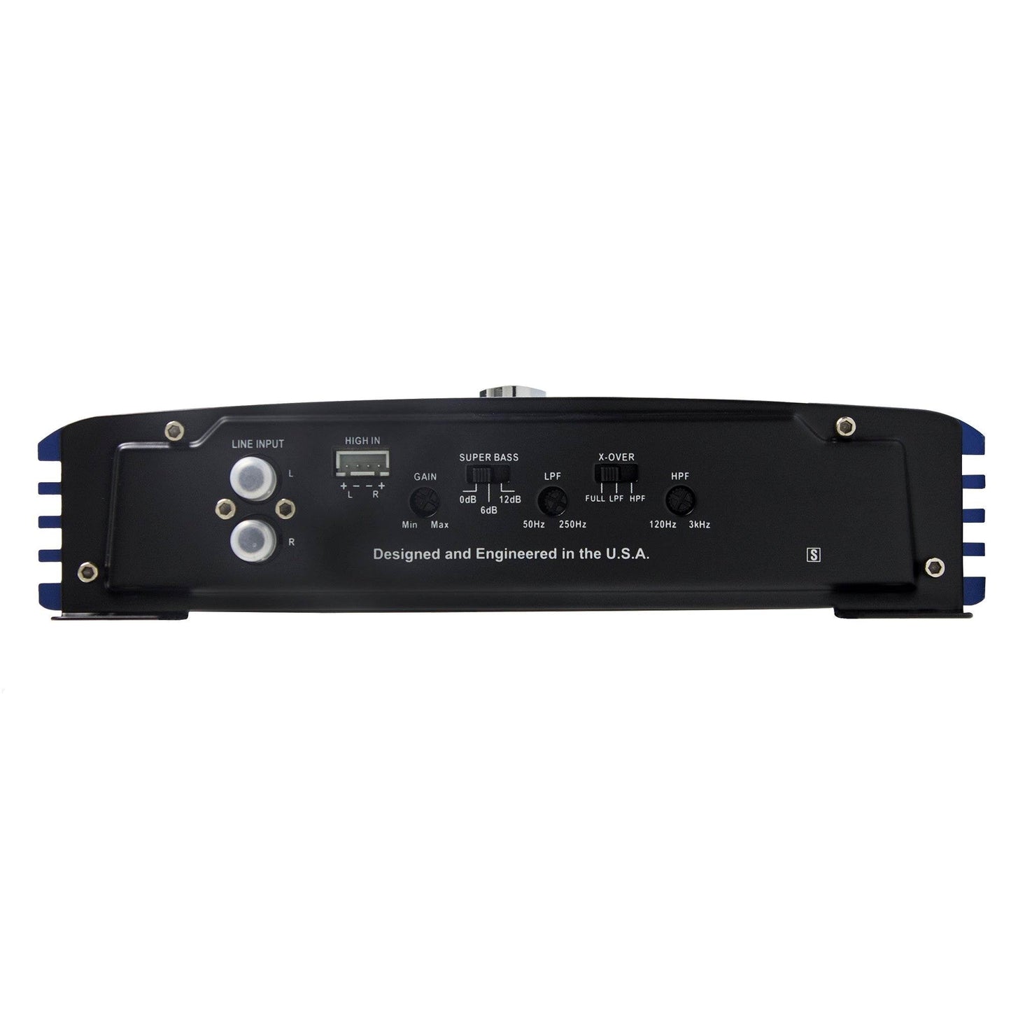 Crunch PowerDriveX 1000 Watt 2 Channel Exclusive Blue A/B Car Stereo Amplifier - Find Fresh Goods