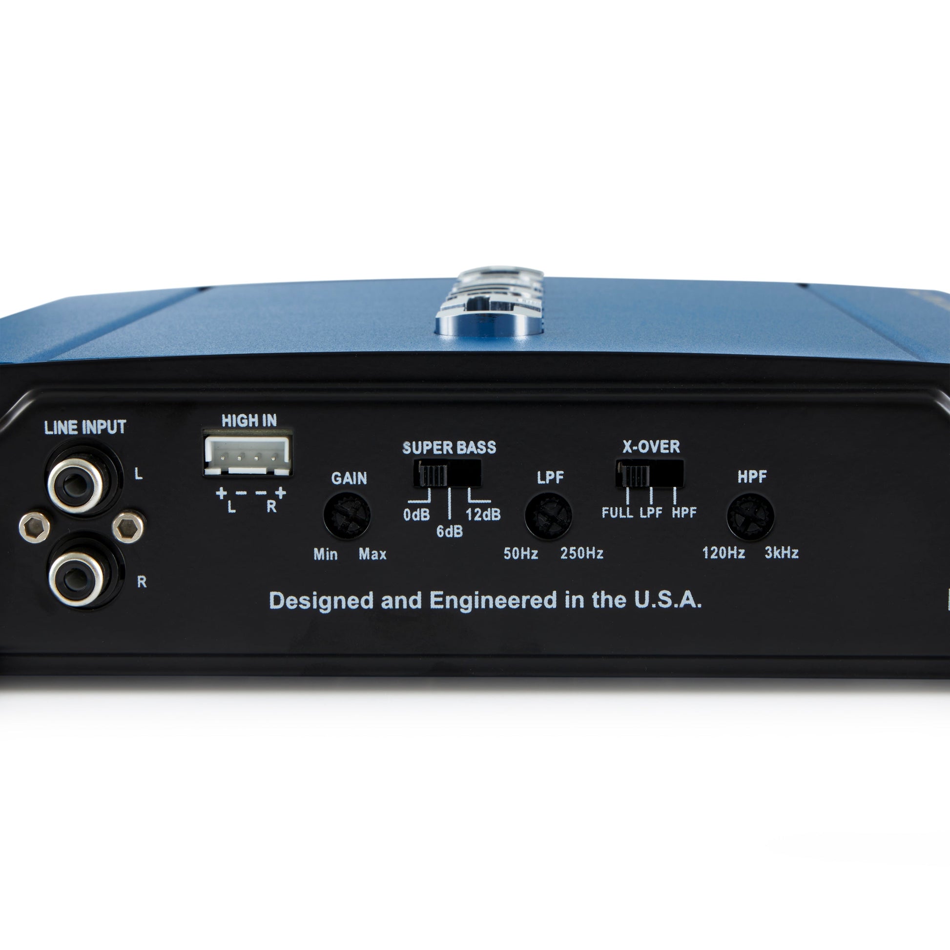 Crunch PowerDriveX 1000 Watt 2 Channel Exclusive Blue A/B Car Stereo Amplifier - Find Fresh Goods