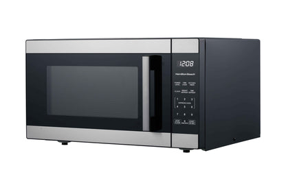 Hamilton Beach 1.6 Cu ft Sensor Cook Countertop Microwave Oven in Stainless Steel, New