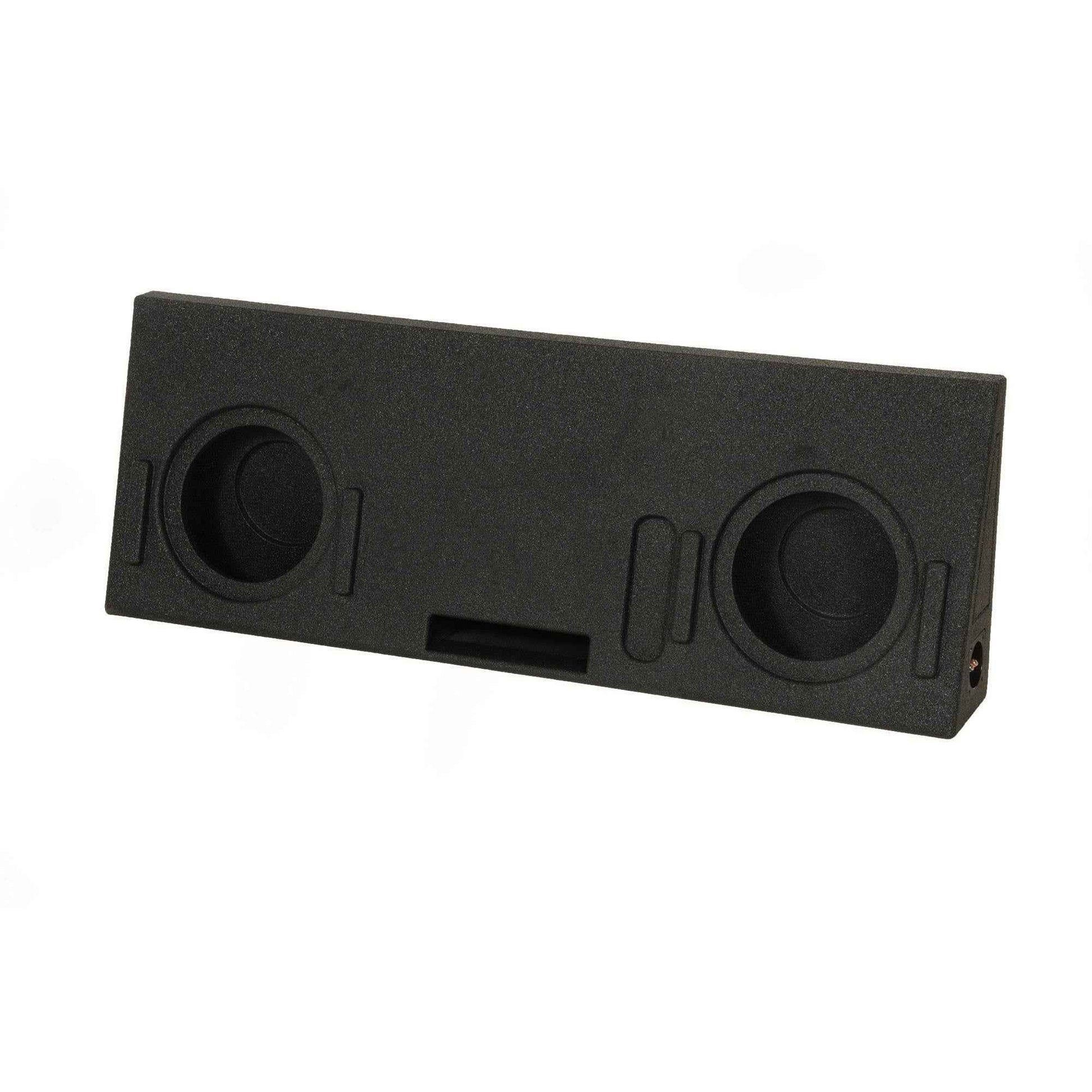 QPower Dual 10" Ported Sub Enclosure for Toyota Tundra Crew Max | QBTUNDRA14210