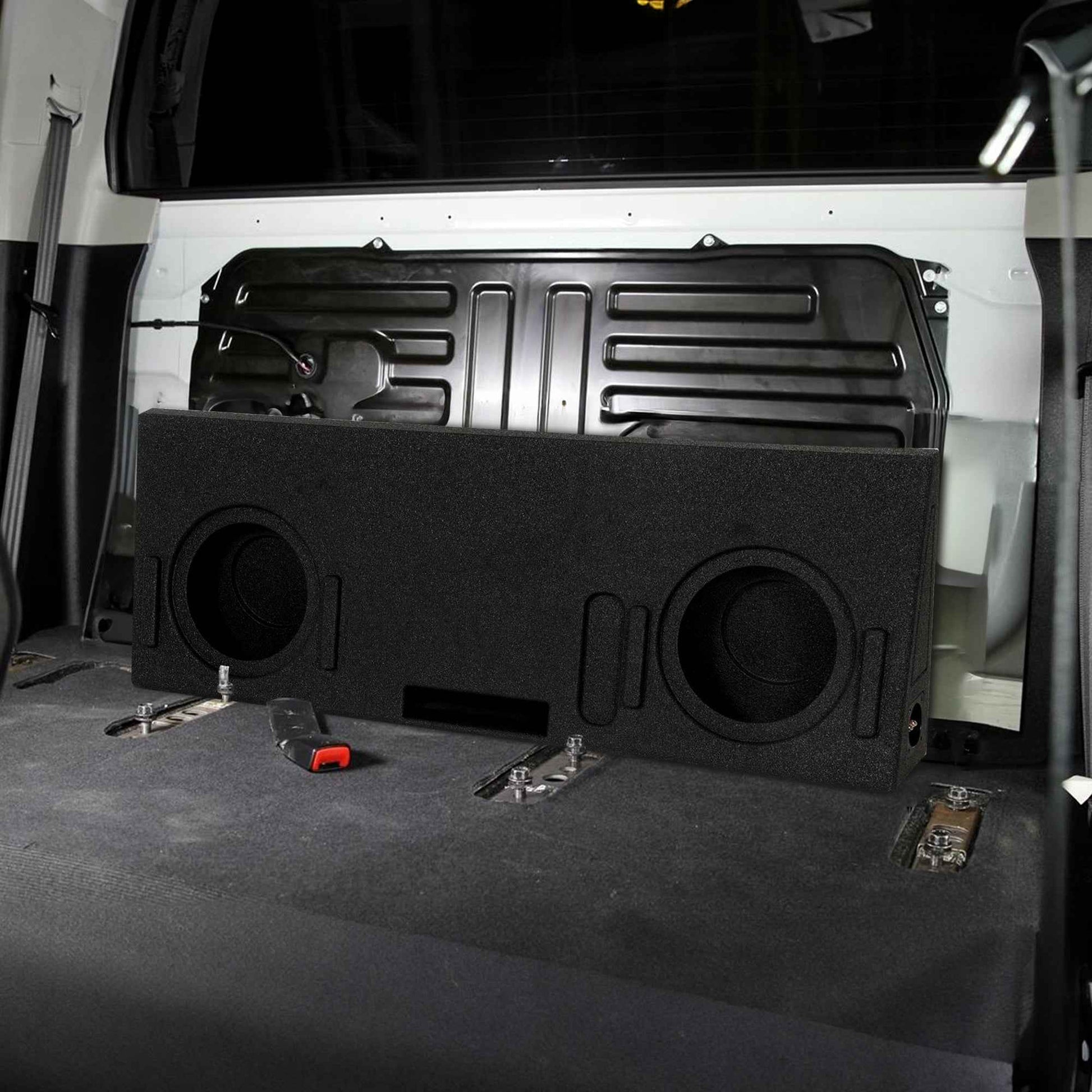 QPower Dual 10" Ported Sub Enclosure for Toyota Tundra Crew Max | QBTUNDRA14210