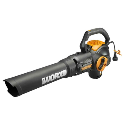 Worx WG524 12 Amp TRIVAC 3-in-1 Electric Leaf Blower/Mulcher/Vac with Leaf Collection System