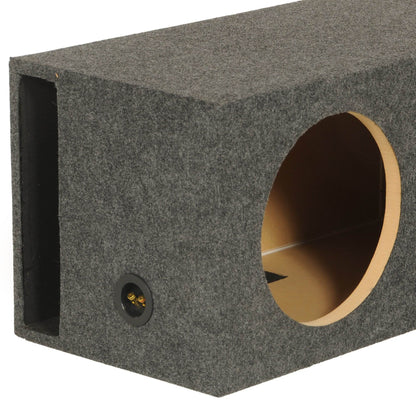 QPower HD112VL Single 12 Inch SPL XL Heavy-Duty Side Ported Subwoofer Enclosure - Find Fresh Goods