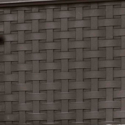 Sterilite 3 Drawer Decorative Plastic Weave Storage Tower, 4-Pack, Espresso