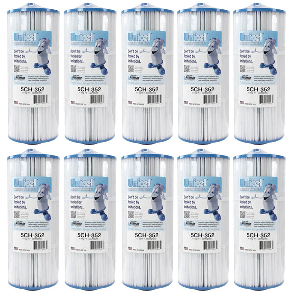 Unicel 5CH-352 Replacement 35 SqFt Filter Cartridge for Spa,151 Pleats (10 Pack)