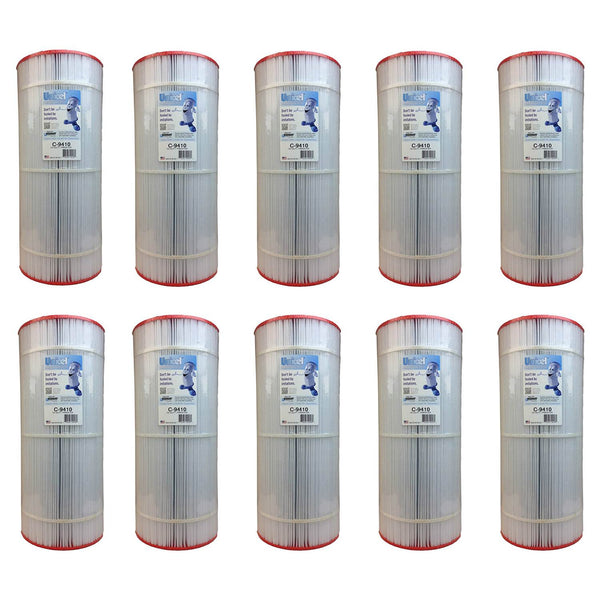 Unicel 100 Square Feet Sharp Pleats Swimming Pool Cartridge Filter (10 Pack)