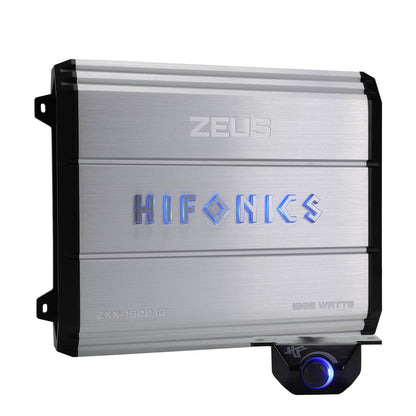 Hifonics Zeus 1800W Max Class D Monoblock Car Audio Amp & Bass Knob, ZXX-1800.1D - Find Fresh Goods