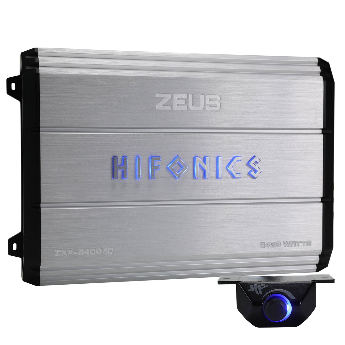Hifonics Zeus 2400W Max Class D Monoblock Car Audio Amp & Bass Knob, ZXX-2400.1D - Find Fresh Goods