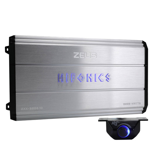 Hifonics Zeus 3200W Max Class D Monoblock Car Audio Amp & Bass Knob, ZXX-3200.1D - Find Fresh Goods