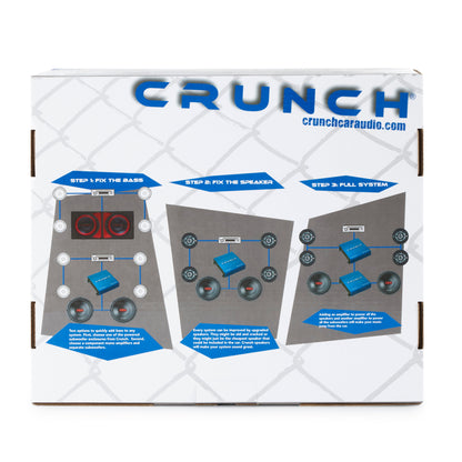 Crunch PowerDriveX 1000 Watt 4 Channel Blue A/B Car Stereo Amplifier (2 Pack) - Find Fresh Goods