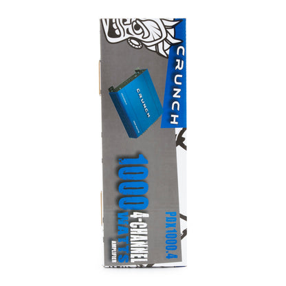 Crunch PowerDriveX 1000 Watt 4 Channel Blue A/B Car Stereo Amplifier (2 Pack) - Find Fresh Goods