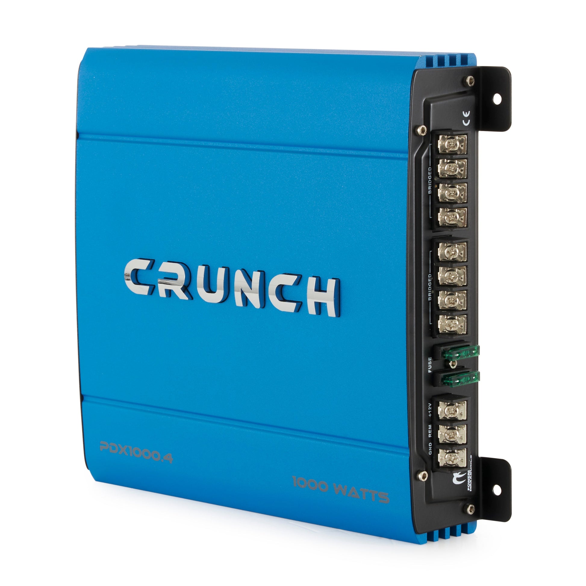 Crunch PowerDriveX 1000 Watt 4 Channel Blue A/B Car Stereo Amplifier (2 Pack) - Find Fresh Goods