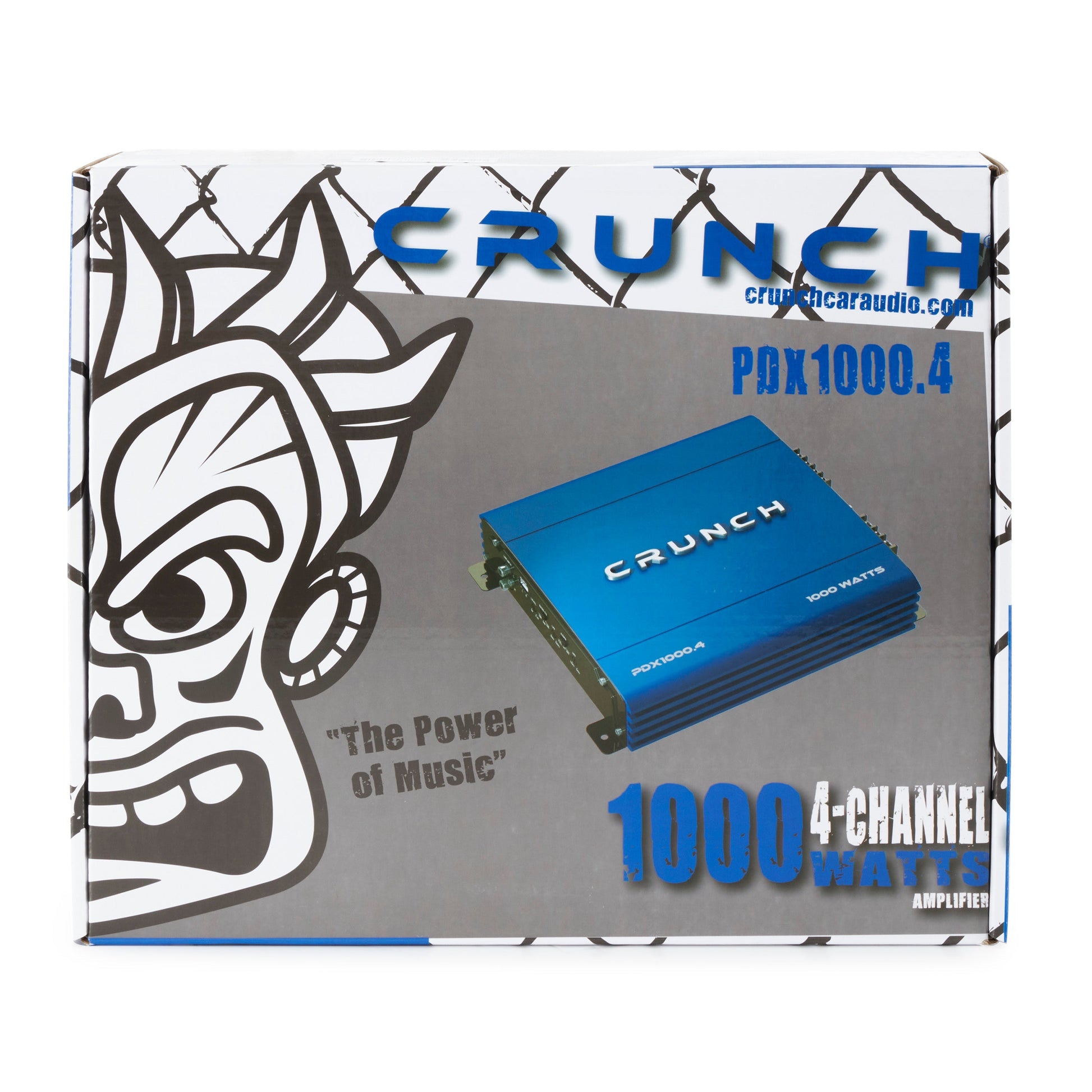 Crunch PowerDriveX 1000 Watt 4 Channel Blue A/B Car Stereo Amplifier (2 Pack) - Find Fresh Goods