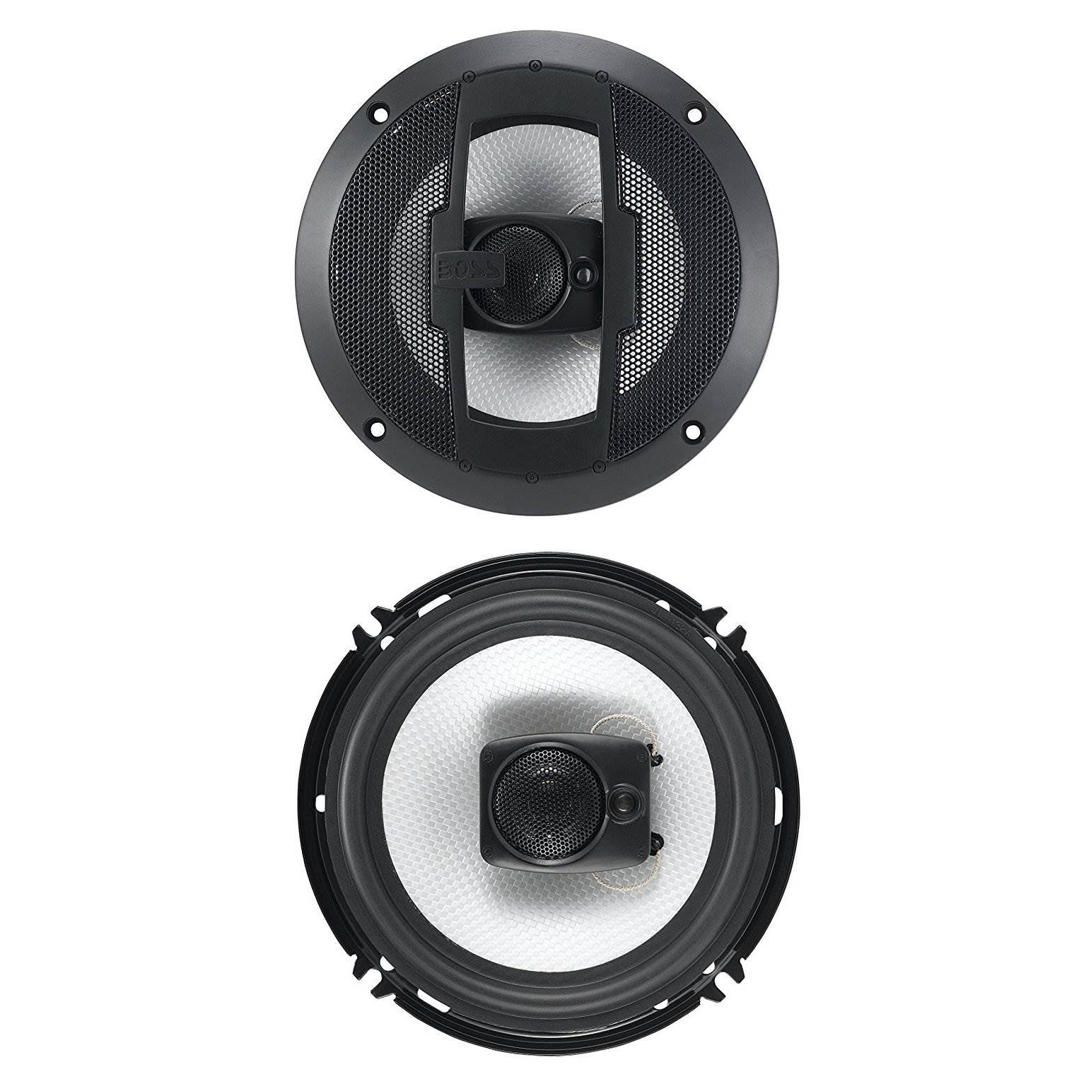 Boss R63 6.5 Inch 300W 3 Way Car Audio Coaxial 4 Ohm Stereo Speakers (Pair) - Find Fresh Goods