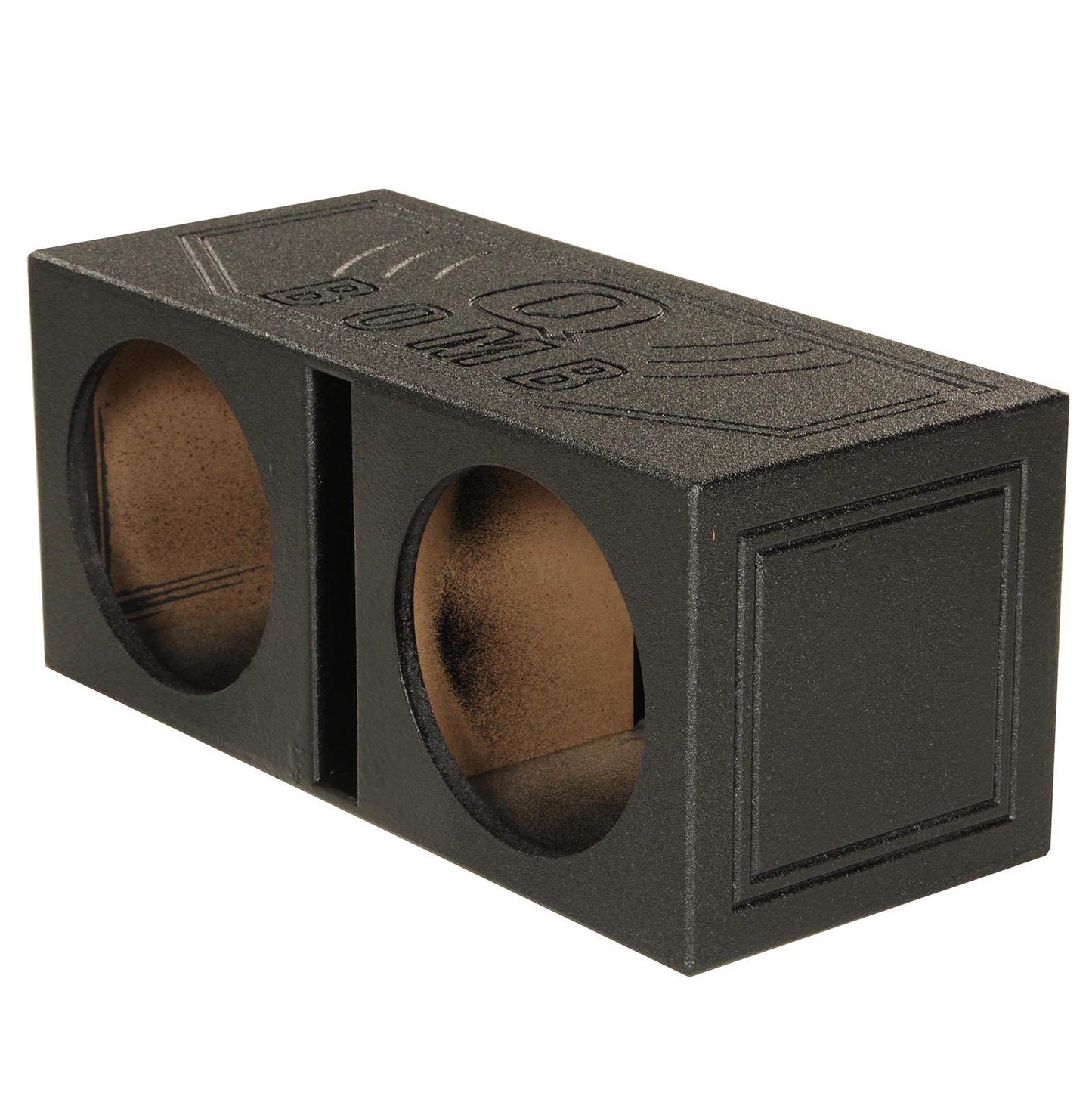 Q Power QBOMB10V Dual 10 Inch Vented Port Subwoofer Sub Box w/ Bedliner Spray - Find Fresh Goods