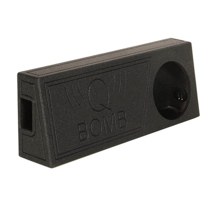 Q Power QBomb Single 12 Inch Vented Subwoofer Sub Box with Black Bedliner Spray - Find Fresh Goods