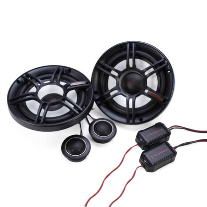 Crunch 300W Full Range 2 Way 4 Ohm Component Car Audio 6.5" Speaker Pair | CS65C - Find Fresh Goods