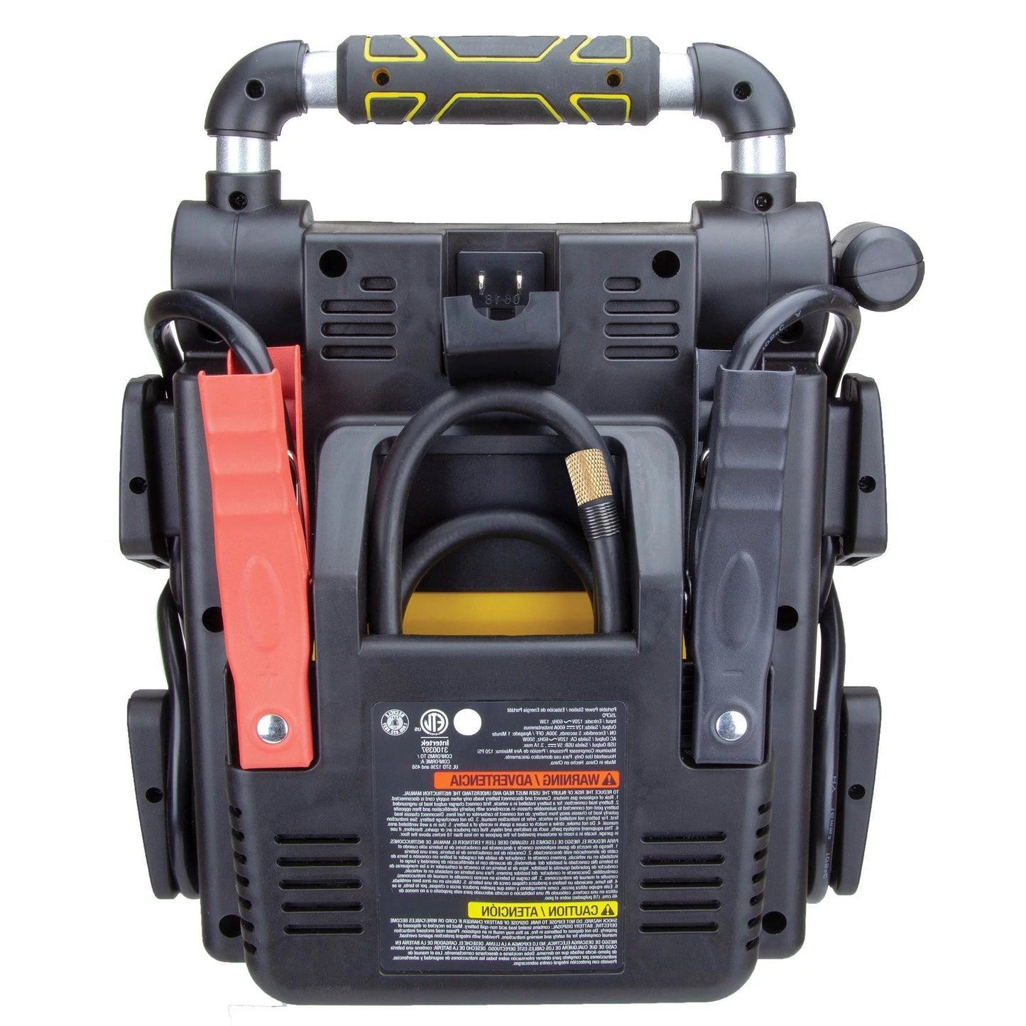 Maxx J5CPDE Jump Starter 1200 Peak Battery Amps 500W Inverter 120 PSI