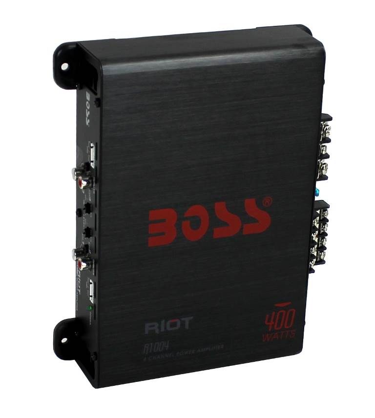 BOSS AUDIO Riot R1004 400 Watt 4 Channel Car Power Amplifier Amp Mosfet - Find Fresh Goods