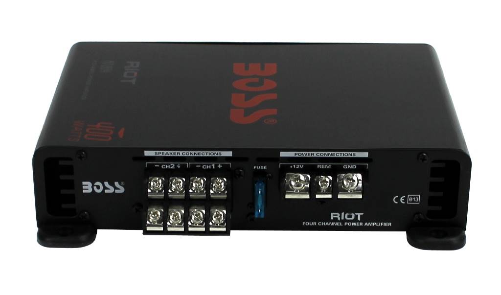 BOSS AUDIO Riot R1004 400 Watt 4 Channel Car Power Amplifier Amp Mosfet - Find Fresh Goods