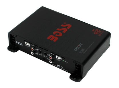 BOSS AUDIO Riot R1004 400 Watt 4 Channel Car Power Amplifier Amp Mosfet - Find Fresh Goods
