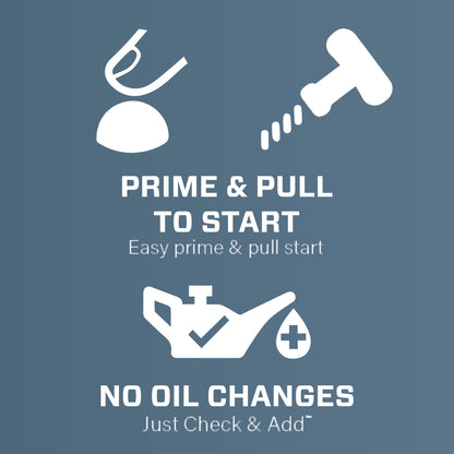 SENIX Gas Lawn Mower 21in Cutting Blade 22in Cutting Deck, 140cc 4-Cycle Made in USA Briggs & Stratton Engine, 2-In-1 Mulch & Side Discharge Push Mower, 6-Height Adjustment, 11" Rear Wheels, LSPG-M6