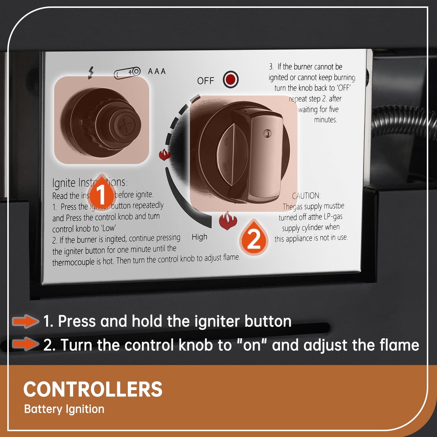 JolyDale 40" Propane Fire Pit Table, 50,000 BTU Auto Ignition Steel Gas Fire Pit with Removable Lid & Waterproof Cover for Patio, Backyard, Black