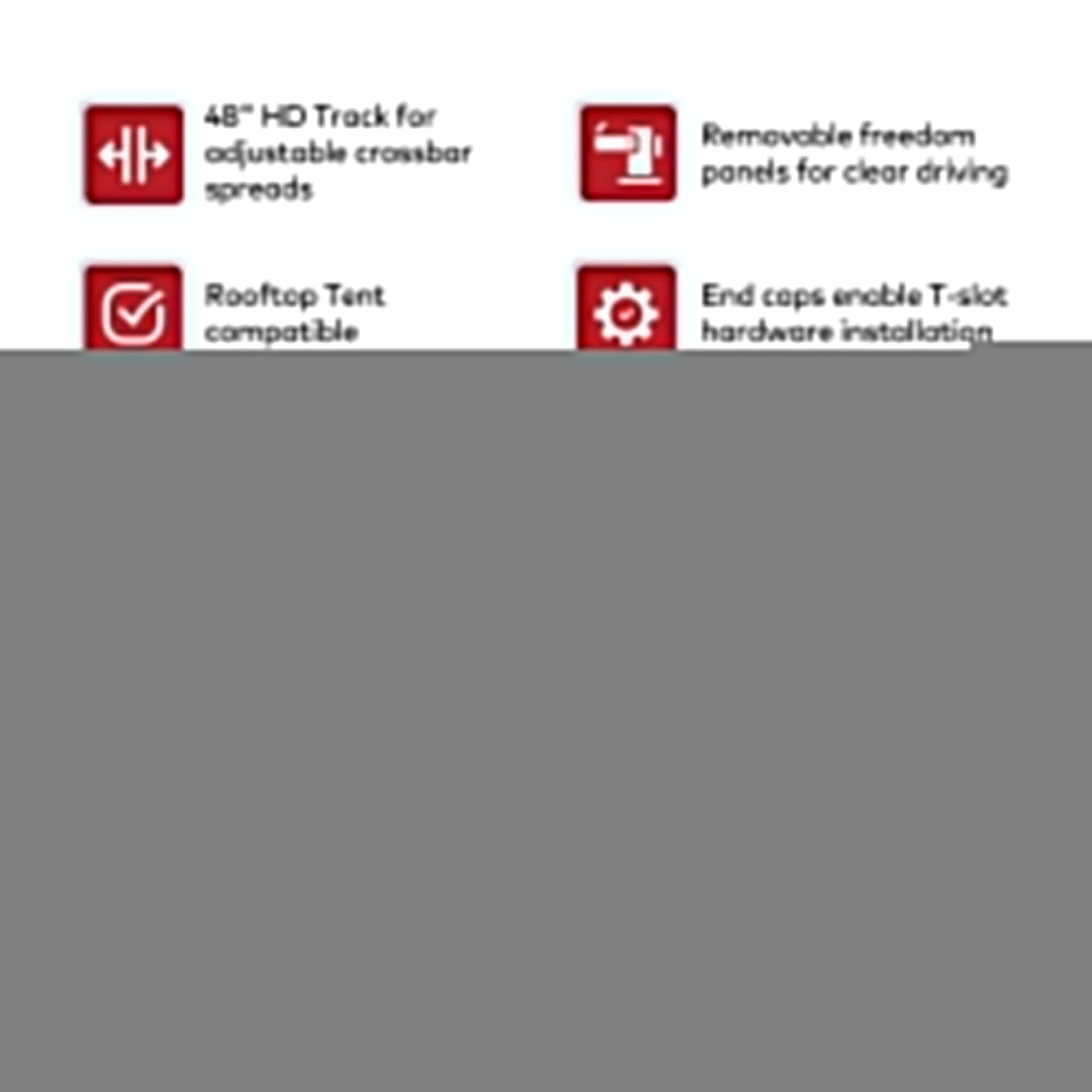 Yakima RibCage JL 4DR Custom Rooftop Track System with Internal Supports, Black - Find Fresh Goods