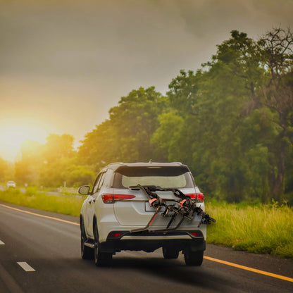 Yakima HangOut Car Trunk Compact Foldable 3 Bicycle Mount Rack Carrier, Black - Find Fresh Goods