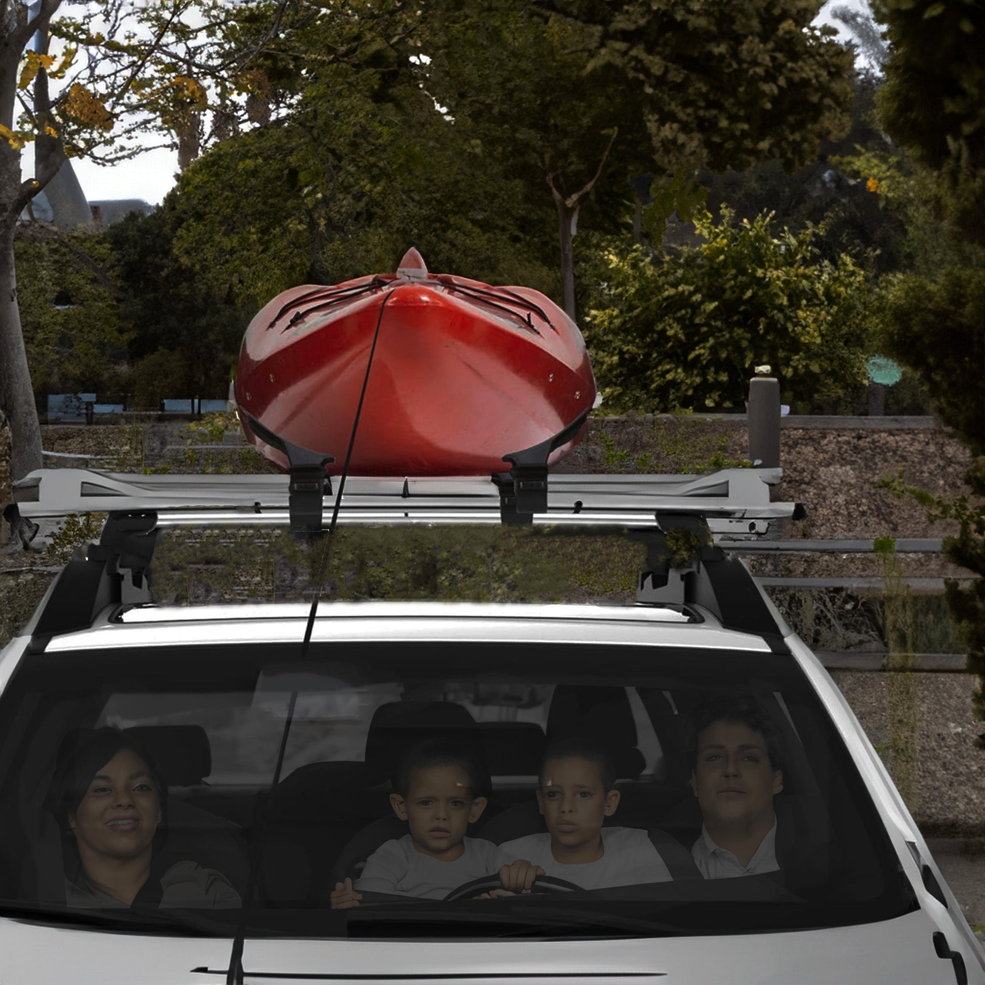 Yakima Premium DeckHand Vehicle Roof Rack Saddle Mount for Kayak or Small Boat - Find Fresh Goods