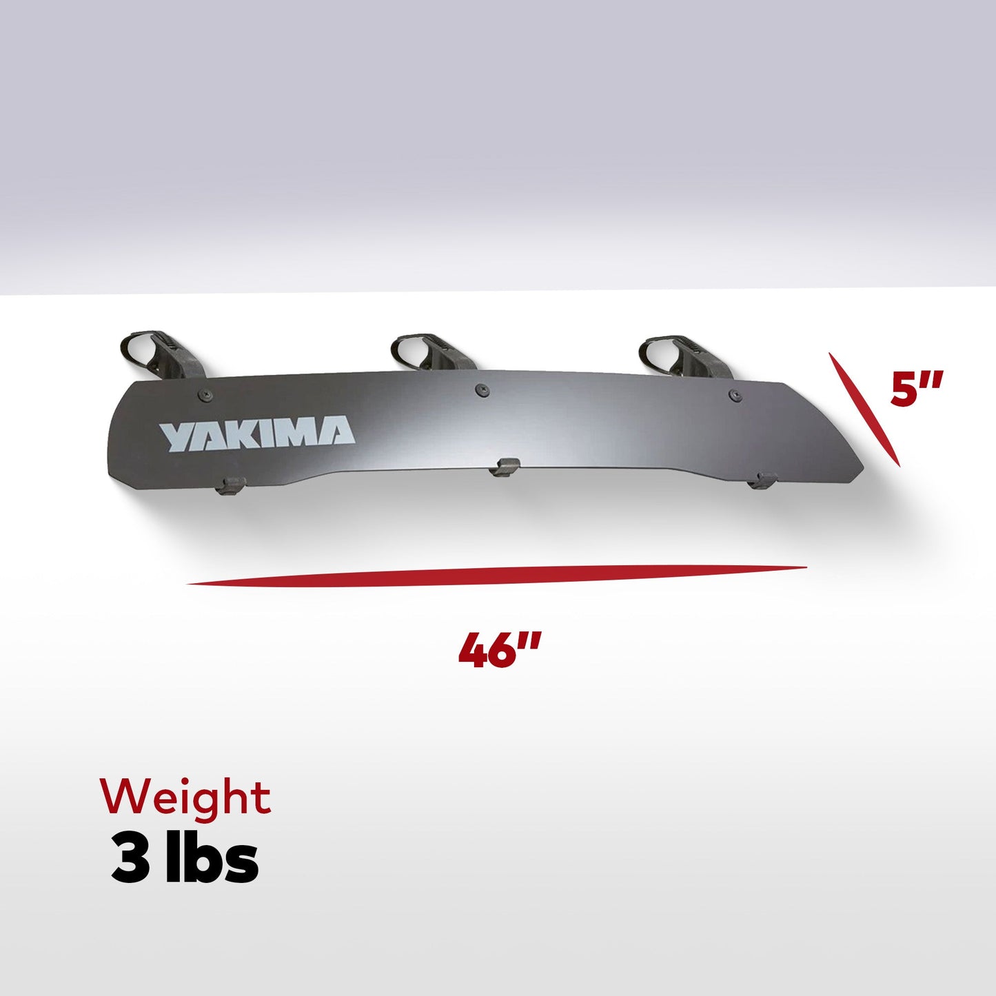 Yakima WindShield 46 Inch Roof Rack Wind Fairing, Compatible w/StreamLine Towers - Find Fresh Goods