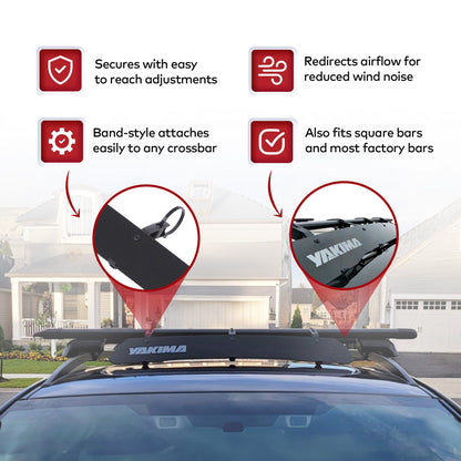 Yakima WindShield 46 Inch Roof Rack Wind Fairing, Compatible w/StreamLine Towers - Find Fresh Goods