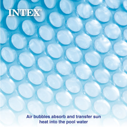 Intex Solar Pool Cover for 18' x 9' Rectangular Frame Swimming Pools, Cover Only