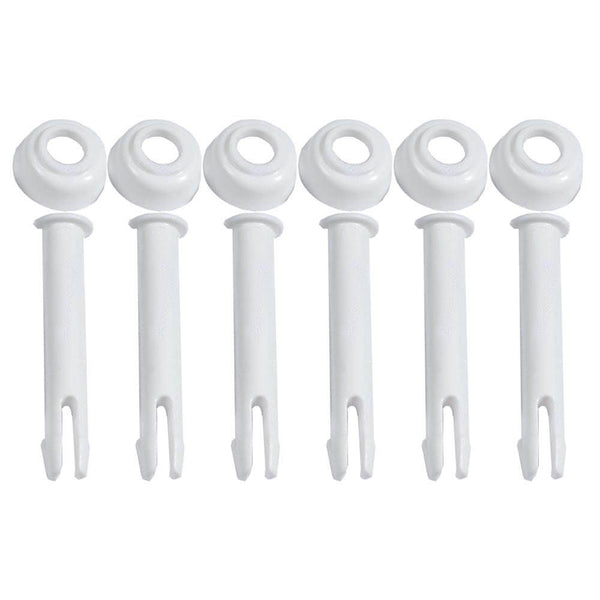 Intex Replacement Joint Pin & Seal for 13' - 24' Round Metal Frame Pools, 6 Pack