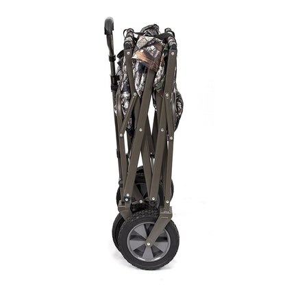 Mac Sports Folding Outdoor Garden Utility Wagon Cart, Camouflage (2 Pack)