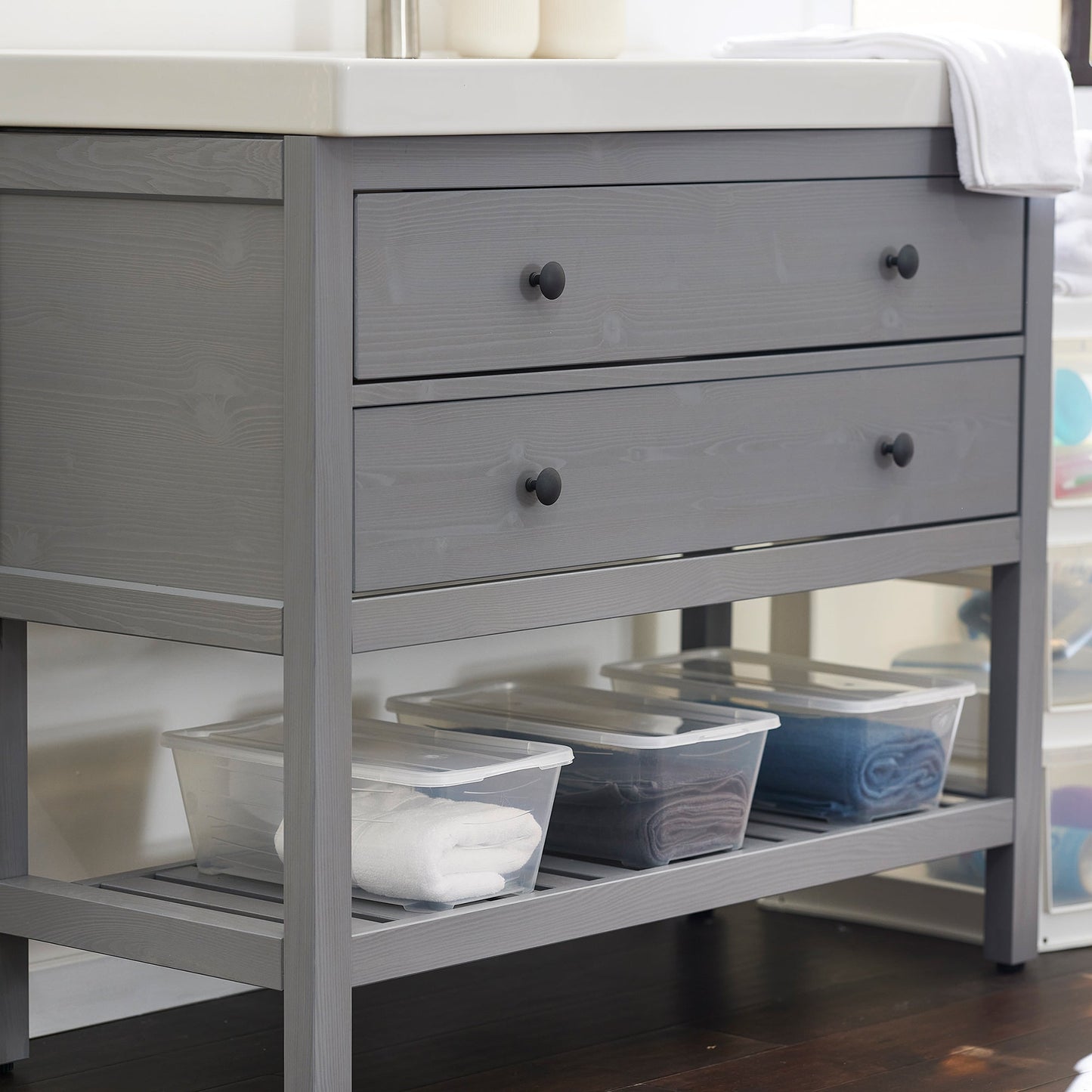 Life Story 6L Shoe and Closet Storage Box Stacking Containers, Clear (20 Pack)