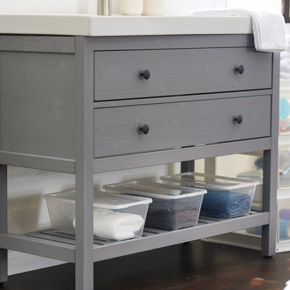 Life Story 6L Shoe and Closet Storage Box Stacking Containers, Clear (20 Pack)