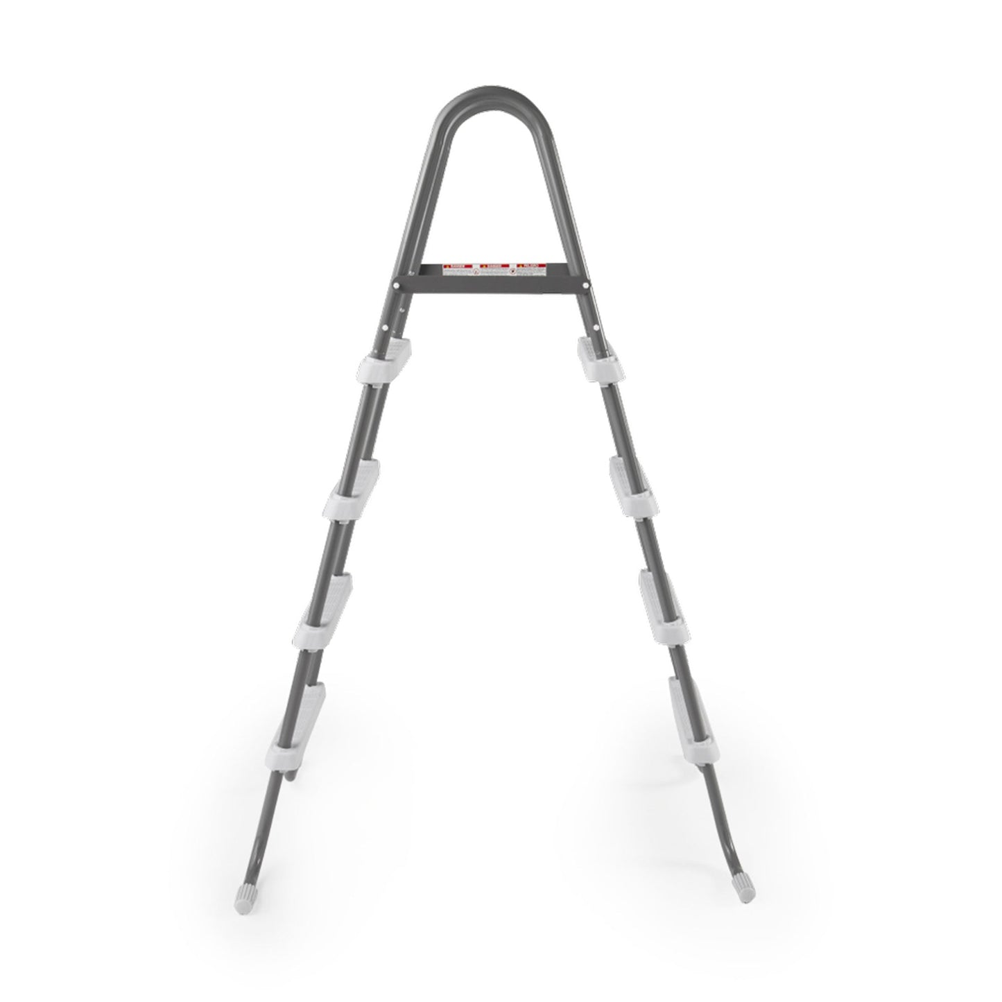 Intex Steel Frame Above Ground Swimming Pool Ladder for 48 Inch High Wall Pools