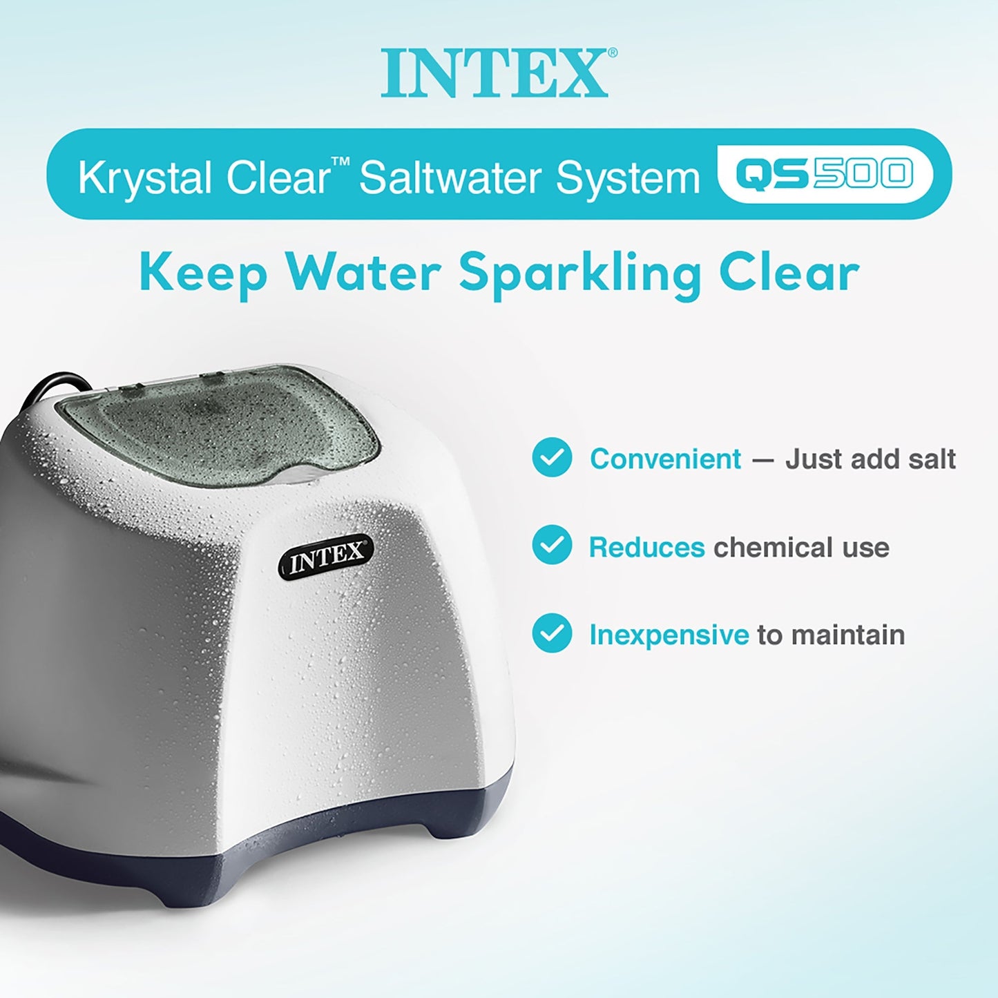 Intex Krystal Clear Saltwater System for 7000 Gallon Above Ground Swimming Pool