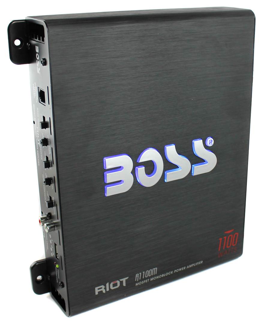 Boss Riot 1100W Monoblock Class A/B Car Amplifier And Sub Bass Remote | R1100M - Find Fresh Goods