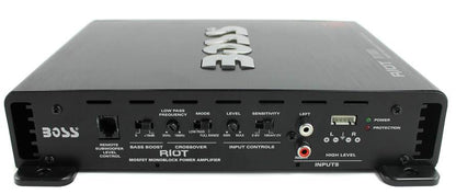 Boss Riot 1100W Monoblock Class A/B Car Amplifier And Sub Bass Remote | R1100M - Find Fresh Goods