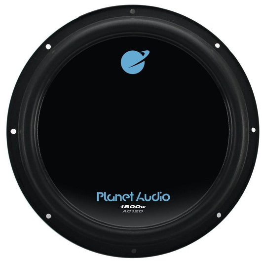 Planet Audio 12 Inch 1800W Car Audio Power Single Subwoofer DVC 4 Ohm AC12D - Find Fresh Goods